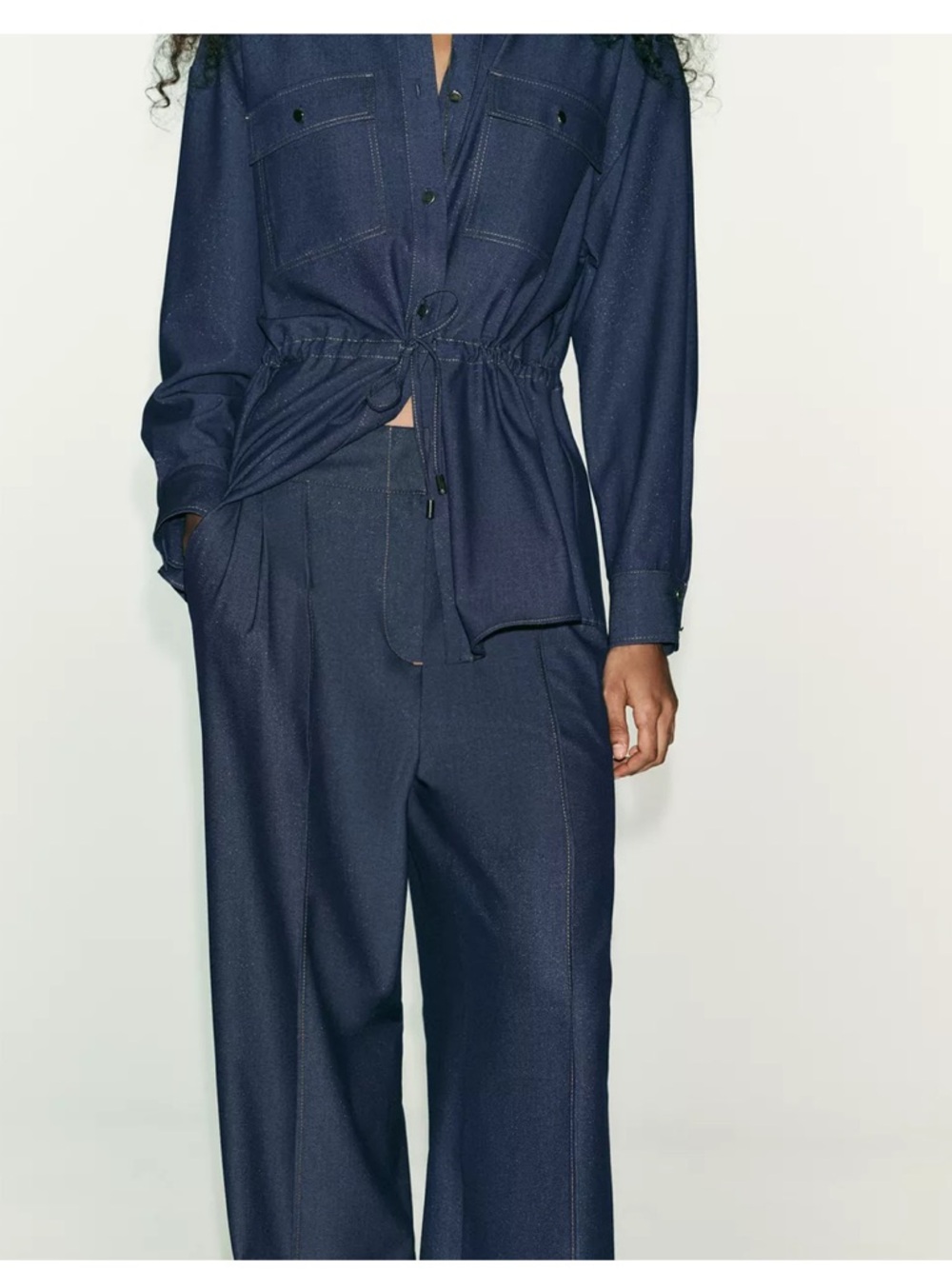 Zara NWT chambray set - Picture 14 of 16